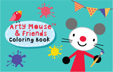 Arty Mouse and Friends Coloring Book